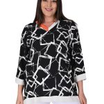 Flaş Triko Taşlı Viskon Bluz