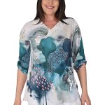 Flaş Triko Taş Detaylı Krep Bluz