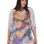 Flaş Triko Taş Detaylı Krep Bluz